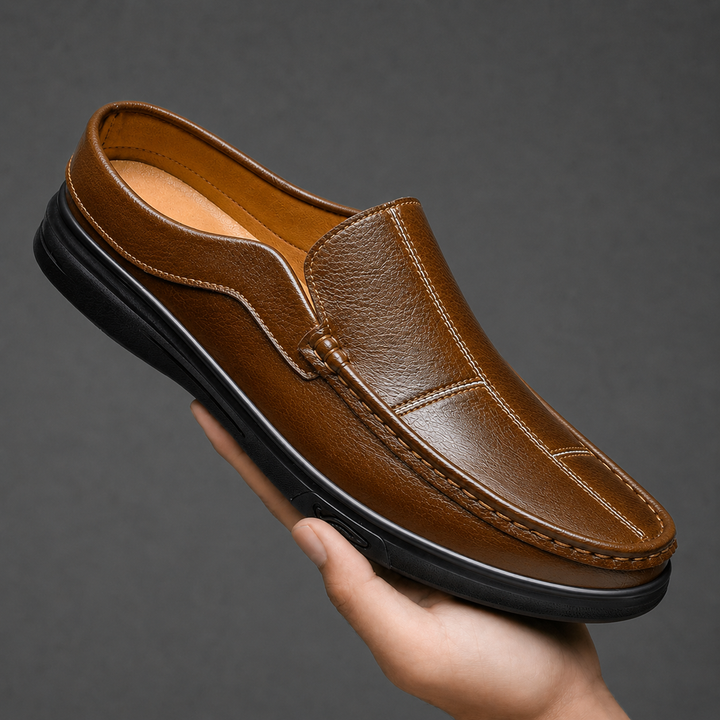 Veneto Italian Leather Mules