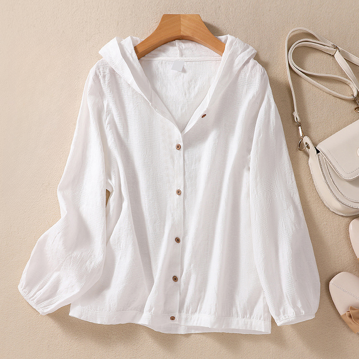 Cleo Linen Hoodie