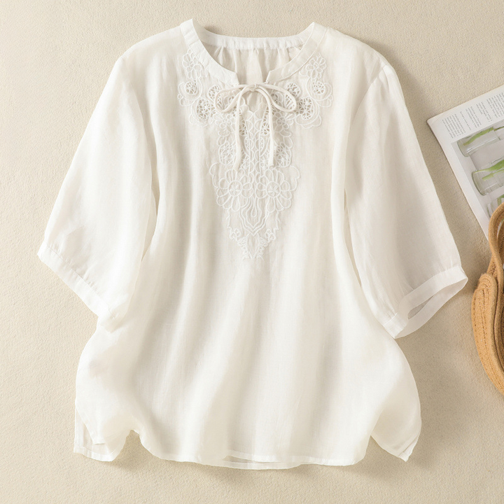 Jane Linen Blouse