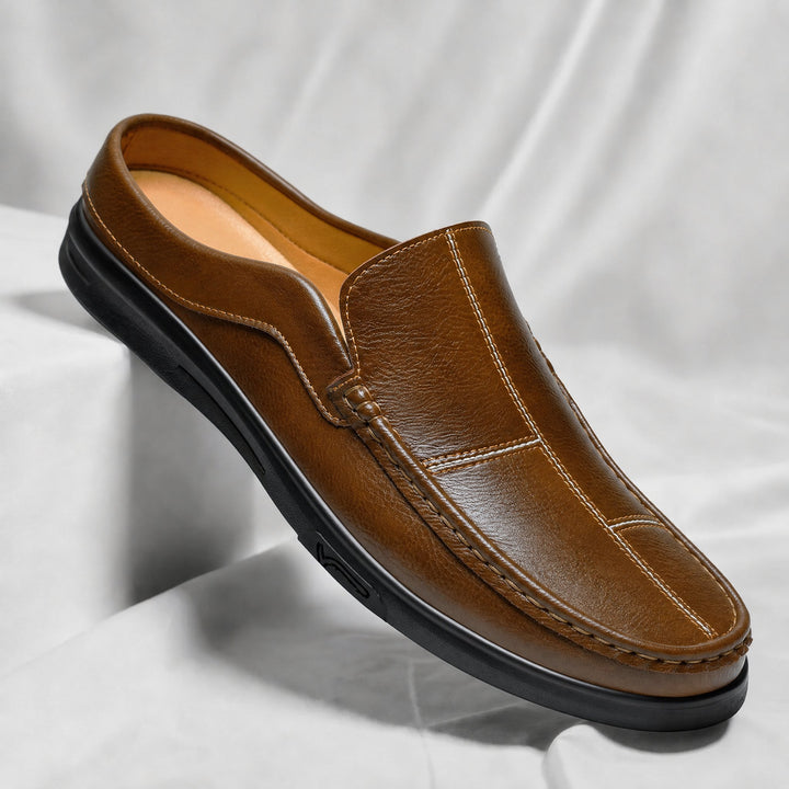 Veneto Italian Leather Mules