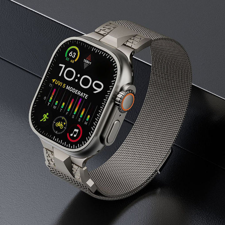 Titanium Milanese Apple Watch Band