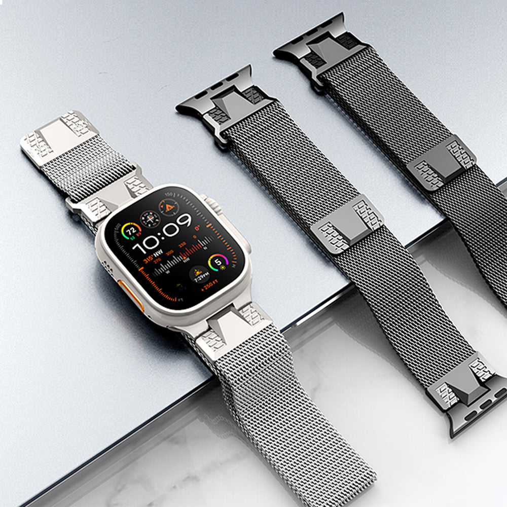 Titanium Milanese Apple Watch Band