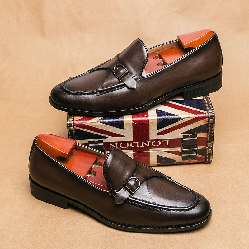 Vienna Genuine Leather Penny Loafers