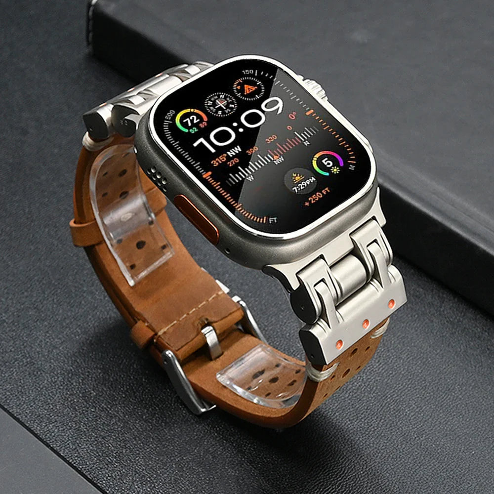 Pioneer Leather Apple Watch Band