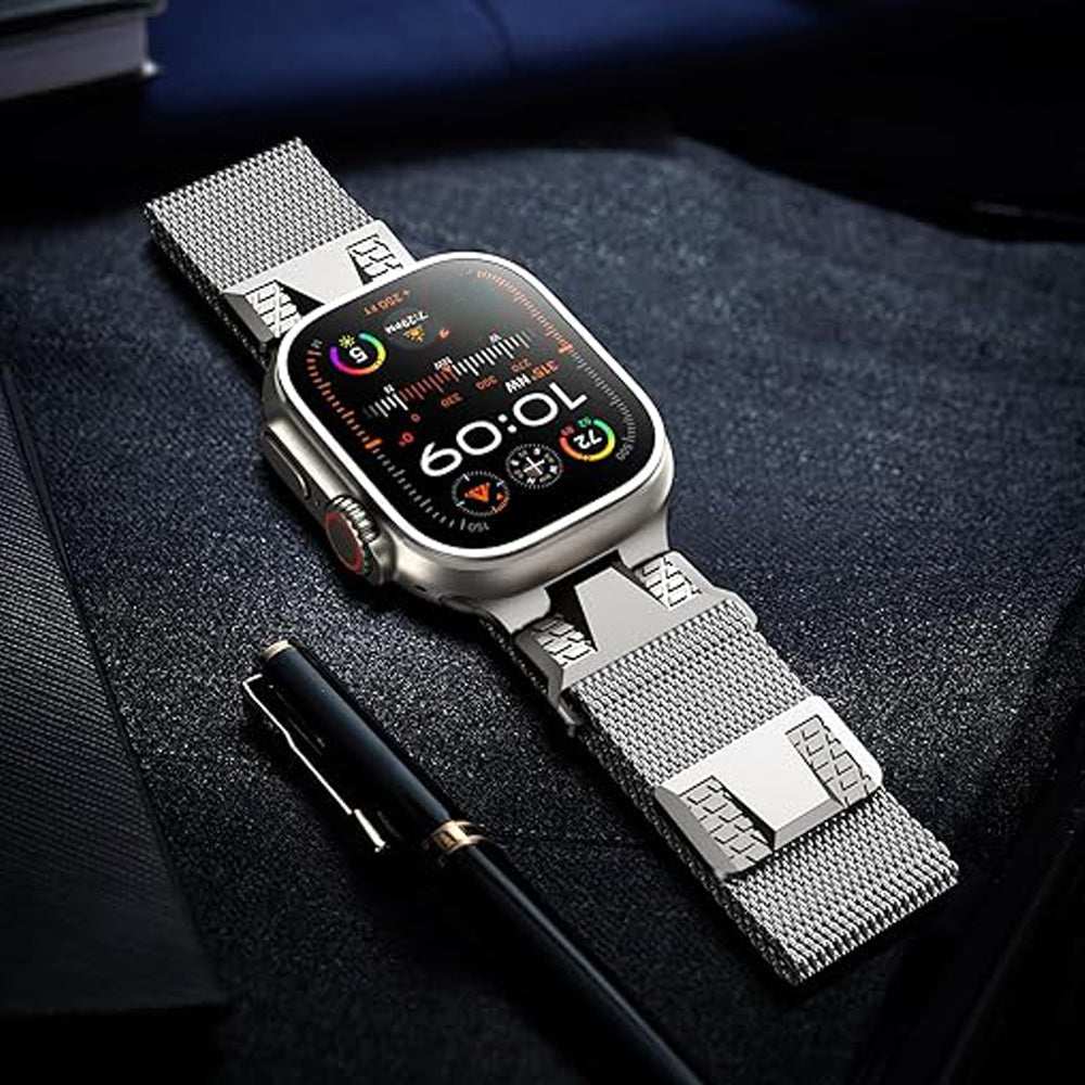 Titanium Milanese Apple Watch Band