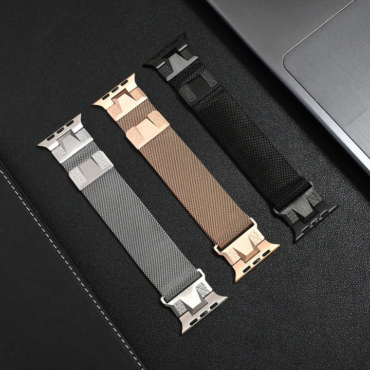 Titanium Milanese Apple Watch Band