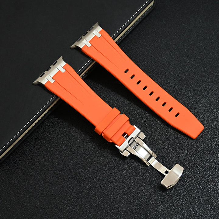 Titanium Silicone Apple Watch Band