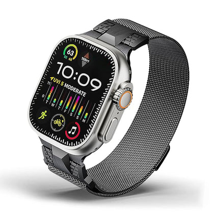 Titanium Milanese Apple Watch Band