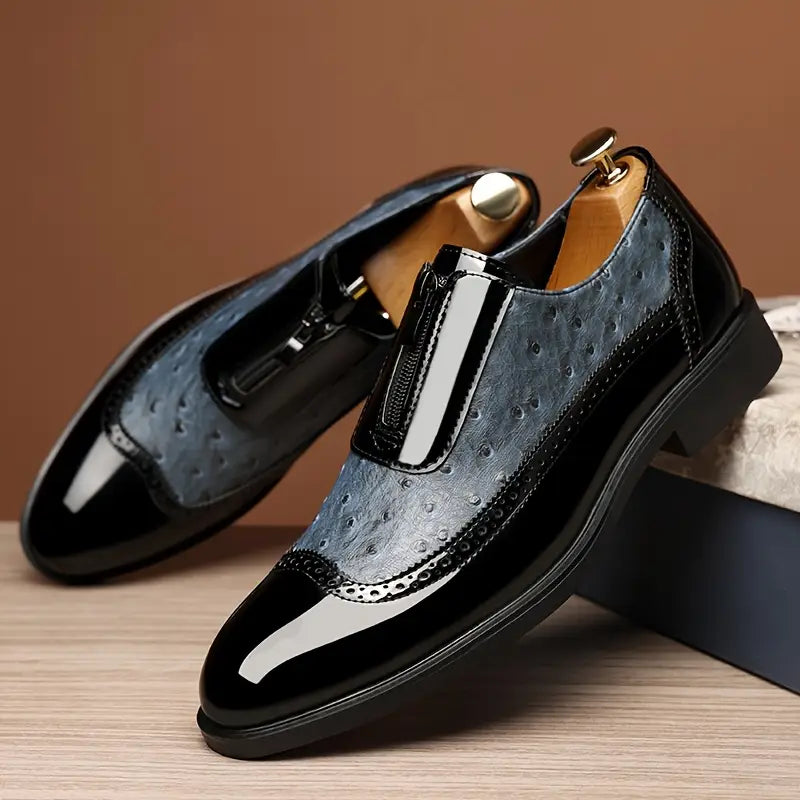 Lusso Ostrich Leather Loafers