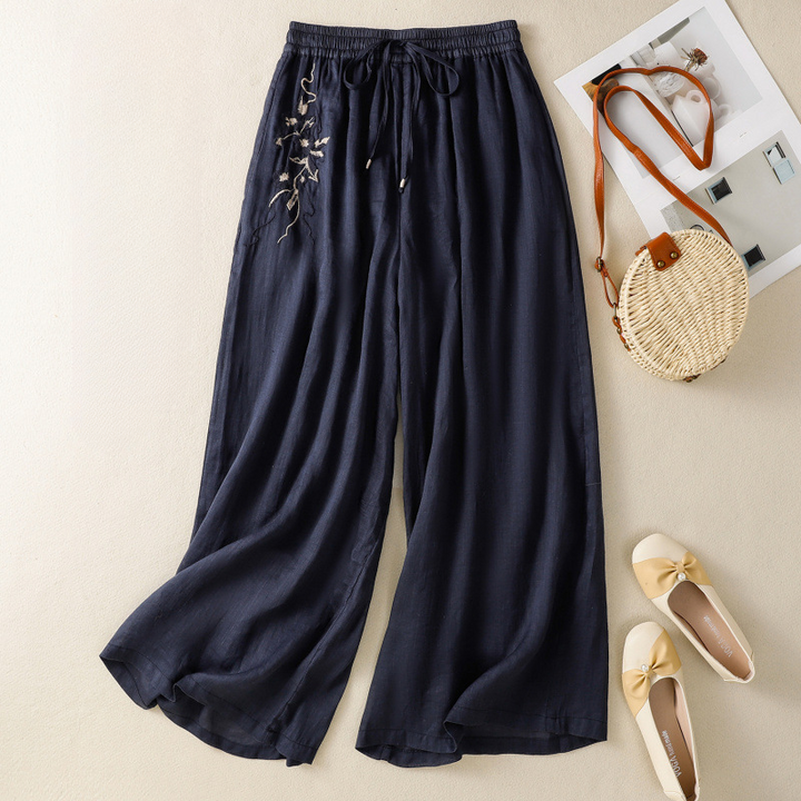 Mirelle Flowy Linen Pants