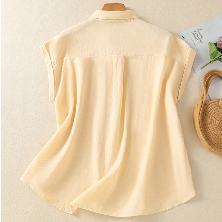 Aurelie Linen Blouse