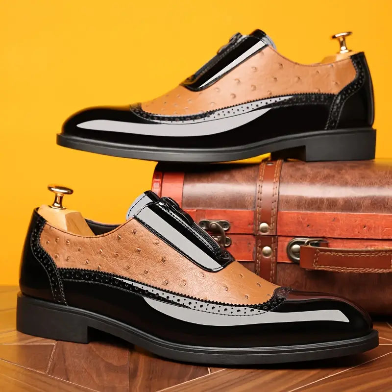 Lusso Ostrich Leather Loafers