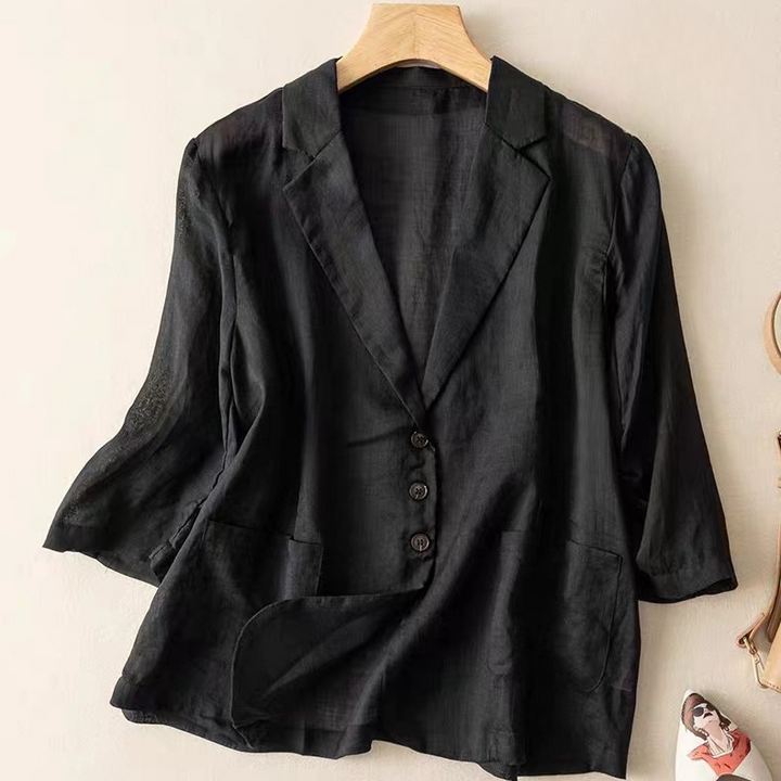 Talia Linen Blazer