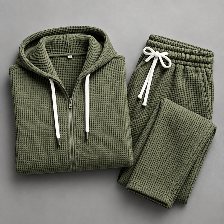 Jacob Waffle-Knit Set