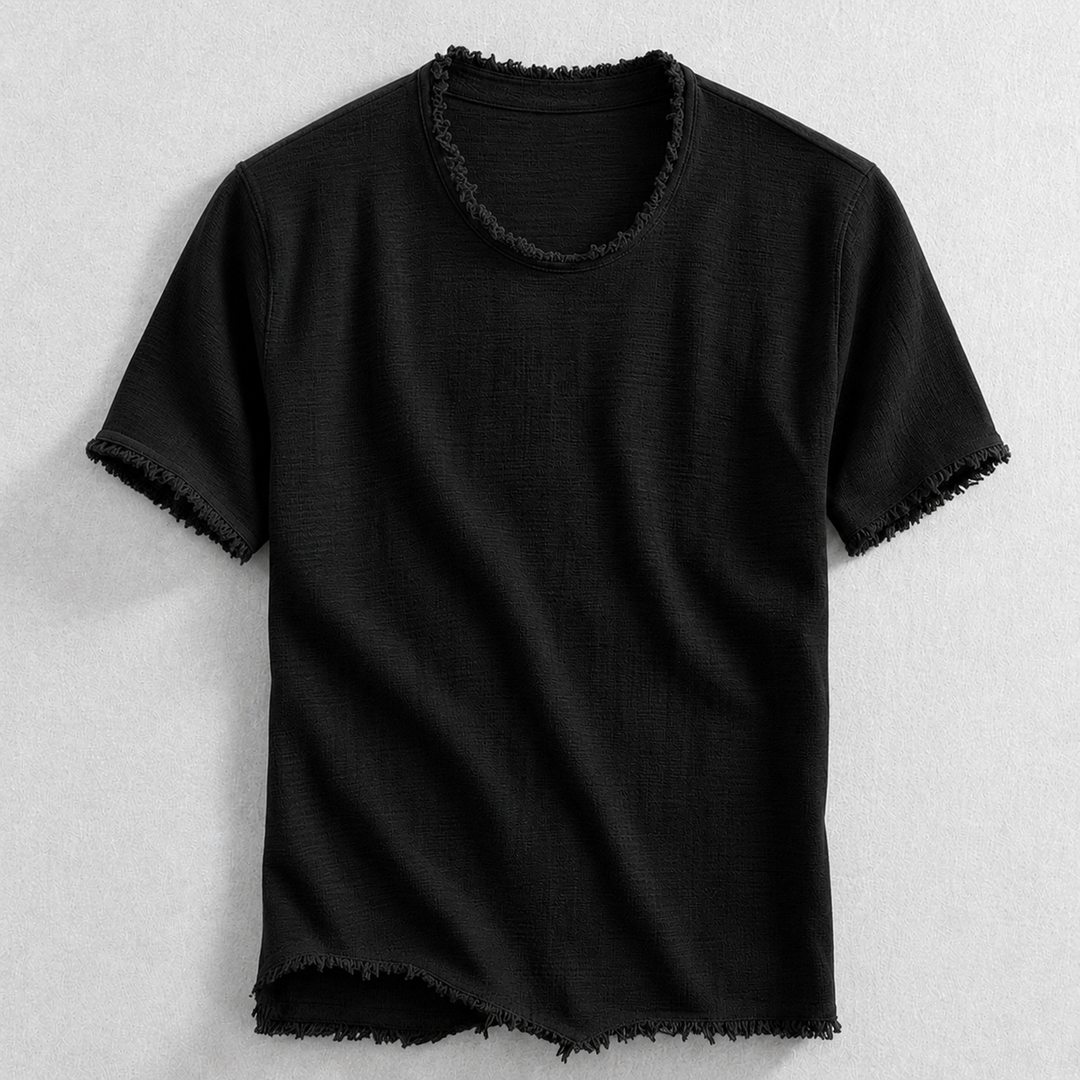 Harlow Frayed Edge Tee