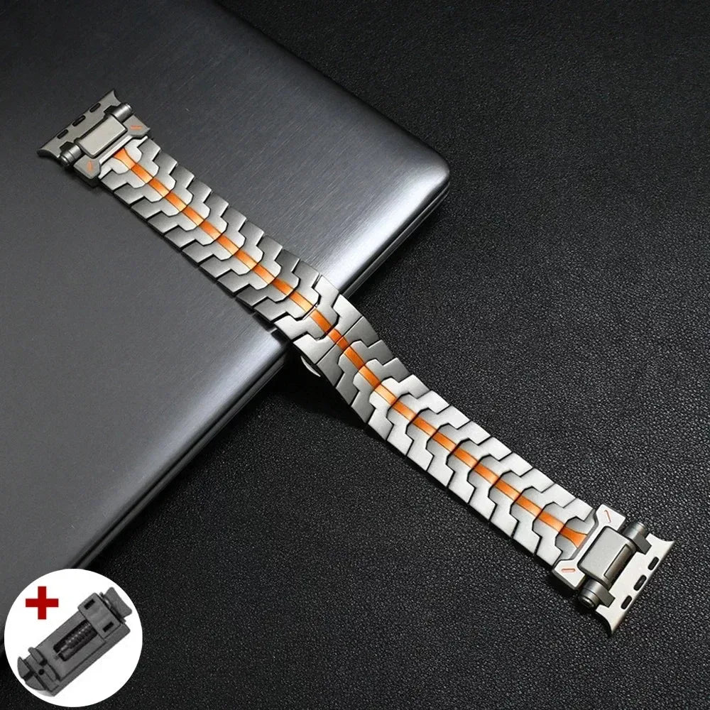 Odyssey Stainless Steel Apple Watch Band