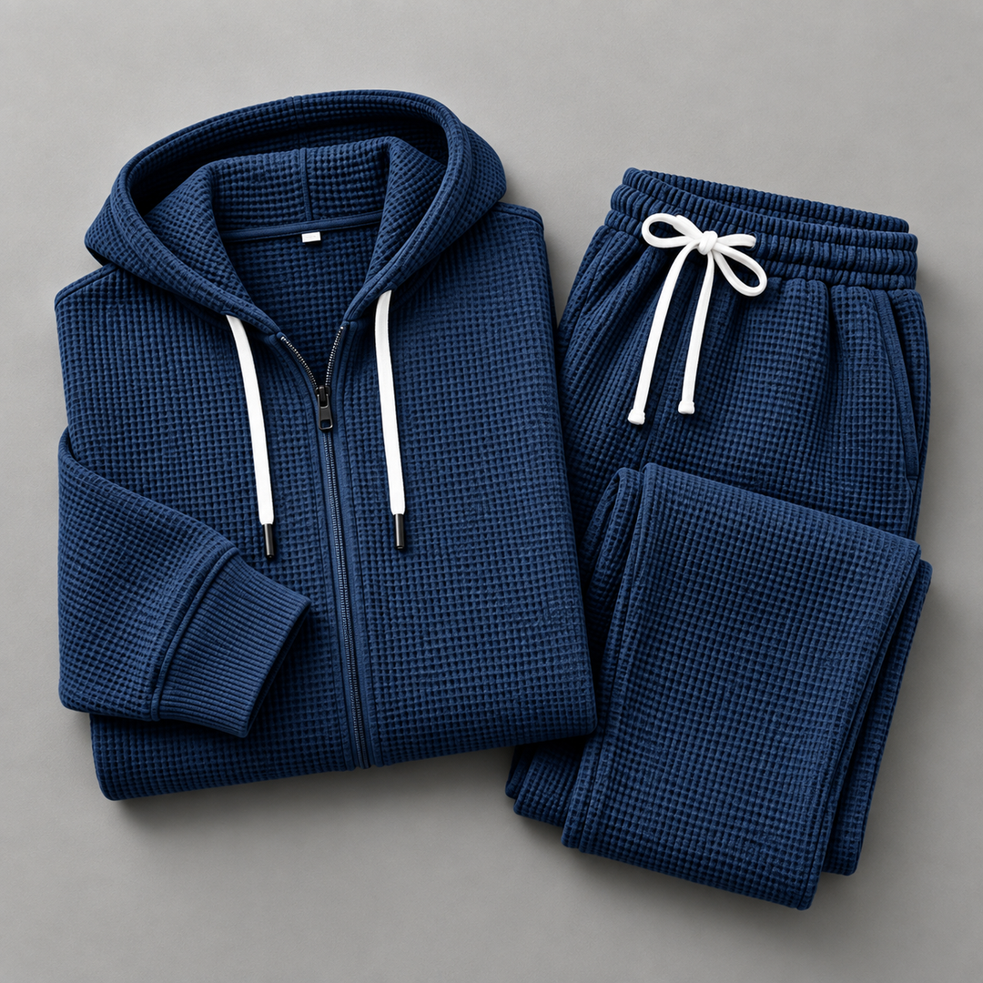 Jacob Waffle-Knit Set