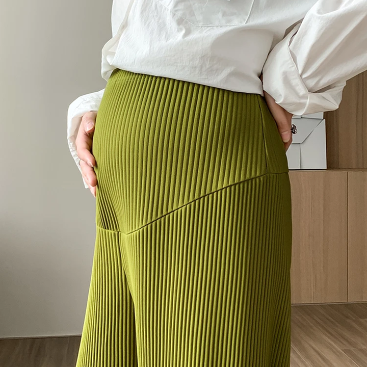 Ribbed Knit Maternity Pants