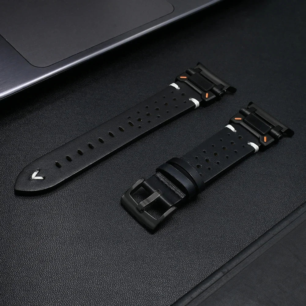 TitaniumTouch Leather Galaxy Watch Ultra Band