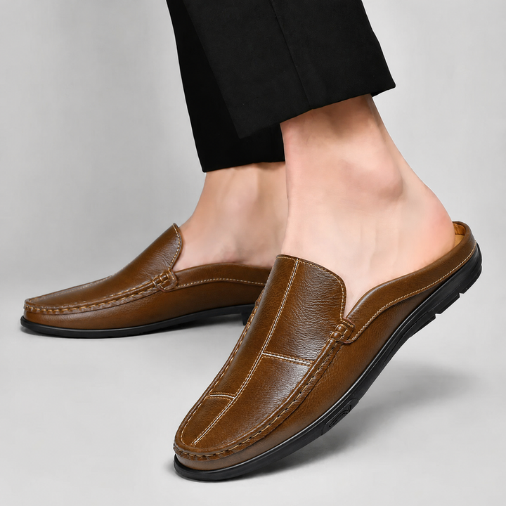 Veneto Italian Leather Mules