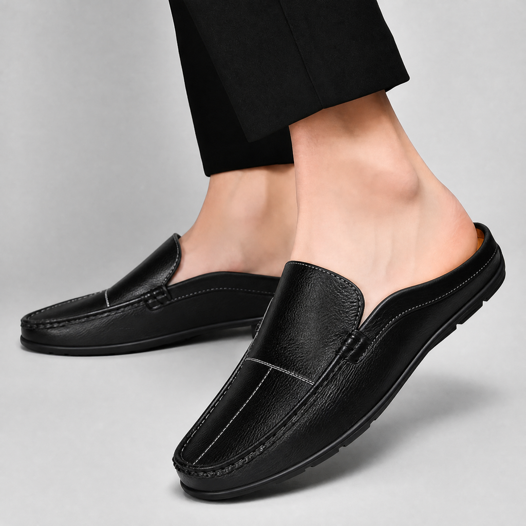 Veneto Italian Leather Mules