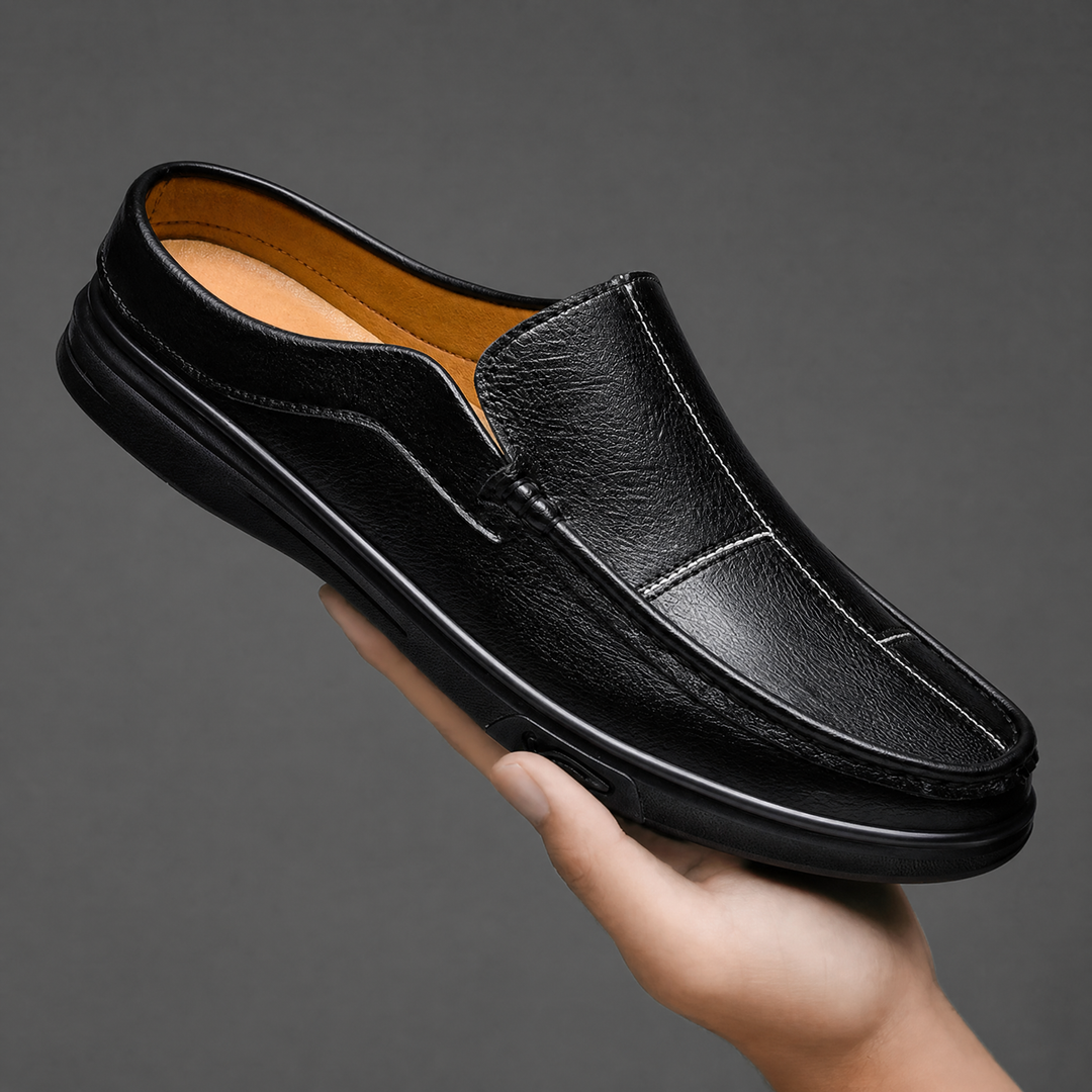 Veneto Italian Leather Mules