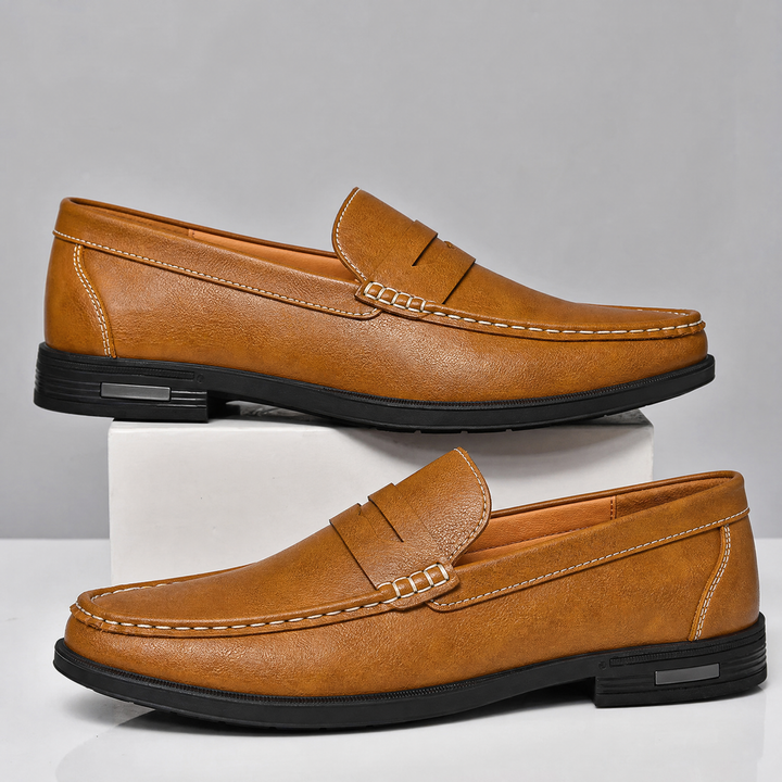Modena Leather Penny Loafers