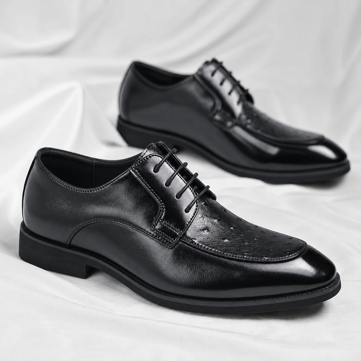 Lusso Ostrich Leather Dress Shoes