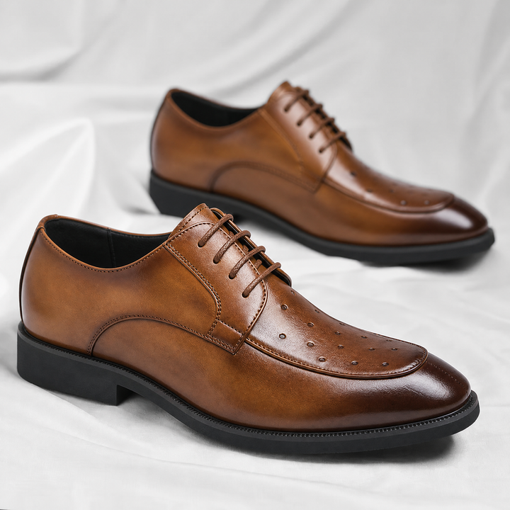 Lusso Ostrich Leather Dress Shoes