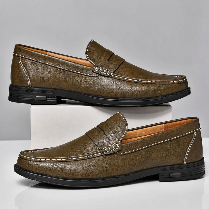Modena Leather Penny Loafers