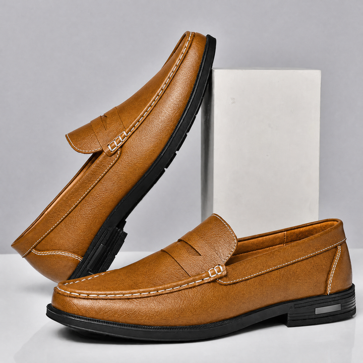 Modena Leather Penny Loafers
