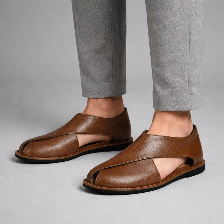 Lusso Italiana Genuine Leather Sandals