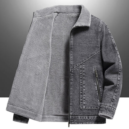 Boston Denim Sherpa Jacket